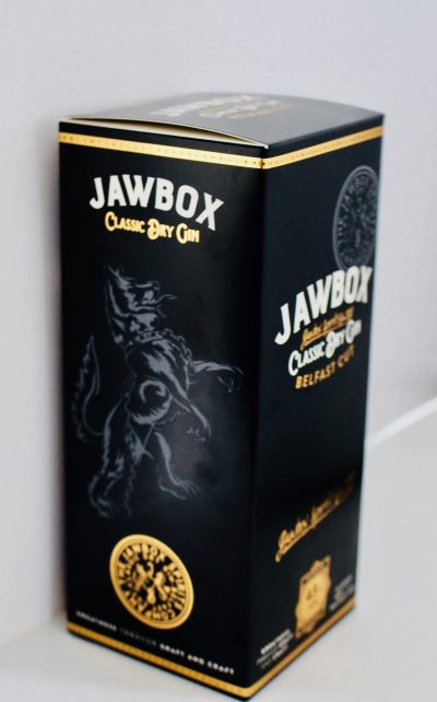 Jawbox Gin Packaging